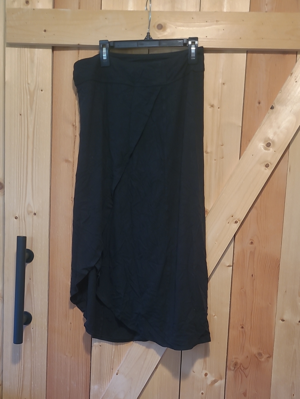 Athleta Black Wrap Skirt